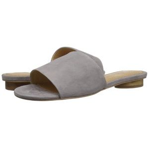 NWT✨ Splendid Grey Suede Betsy Slide Flat Sandal
